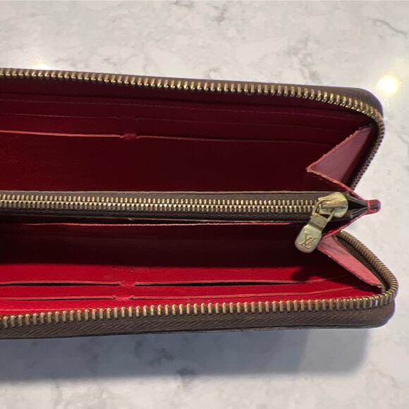 Vintage Louis Vuitton Authentic‎ Damier Ebene Clemence Zippy Wallet - Picture 5 of 12